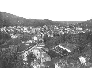 Vue générale de la ville de Carrare, Italie, 1895 - Unbekannt