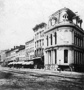 Rue Genesee, Utica, New York, USA, début du XXe siècle
