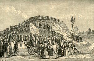 George III et la reine Charlotte à Eton Montem, 1778, 1911 - Unbekannt
