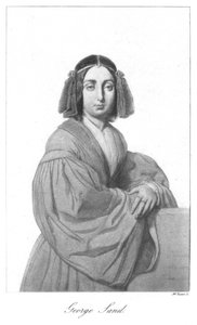 George Sand, romancière romantique française, milieu du 19e siècle - Unbekannt