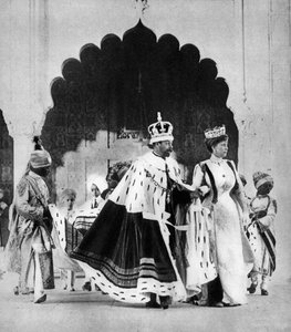 George V et la reine Mary à Delhi, Inde, 1911, 1935 - Unbekannt