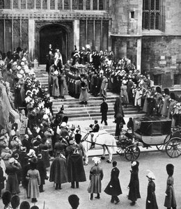 Lieu de repos de George V, chapelle Saint-Georges, château de Windsor, 28 janvier 1936 - Unbekannt