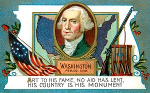 George Washington, président américain, 18ème siècle