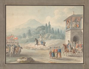 Revue de la cavalerie géorgienne, vers 1780 - Unbekannt