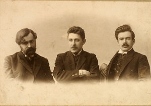 Georgy Chulkov, Vasili Milioti et Genrich Tasteven, écrivains russes, années 1900 - Unbekannt