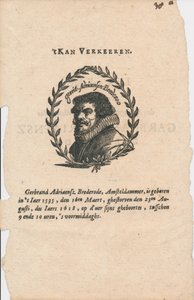 Gerbrand Adriaensz. Bredero 1585-1618