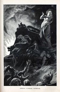 Sacrifice funéraire allemand, 1882