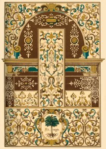 Peinture de plafond et murale de la Renaissance allemande, 1898 - Unbekannt
