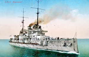 Cuirassé allemand Rheinland, vers 1910-1918 - Unbekannt