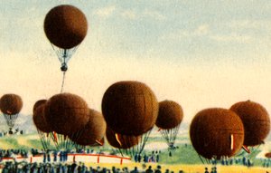 Compétition de montgolfières allemandes - Unbekannt