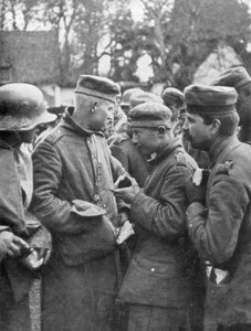 Prisonniers allemands capturés le 18 avril 1918, France