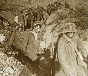 Soldats allemands, Bois des Chevaliers, Vaux, nord de la France, vers 1914-1918 - Unbekannt