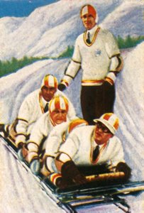 Allemagne II, équipe allemande de bobsleigh, 1928 - Unbekannt