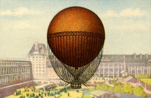 Le ballon de Giffard exposé à l
