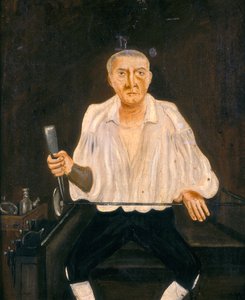 Souffleur de verre, années 1820