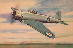 Monoplan de chasse Gloster F.534, vers 1944