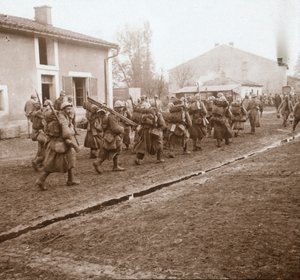 Montée vers Verdun, nord de la France, vers 1914-1918 - Unbekannt