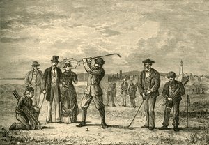 Golf sur les links, 1898 - Unbekannt