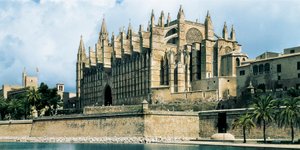 Art gothique : vue de la cathédrale de Sainte-Marie, Palma de Majorque. 1260-1630, Palma de Majorque (Majorque), Espagne - Unbekannt