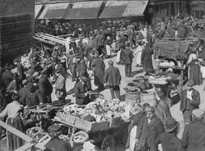 Rue Goulston un dimanche matin, Londres, vers 1901 - Unbekannt