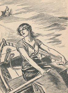 Grace Darling rame vers l