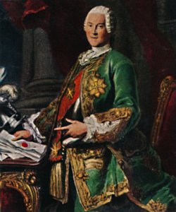 Graf von Brühl 1700-1763. - Gravure d