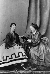 Grande Duchesse Maria Alexandrovna de Russie avec Anna Tyutcheva, 1864 - Unbekannt