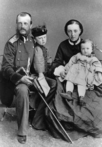 Grand-duc Michel Nikolaïevitch de Russie et sa famille, vers 1862