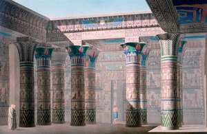 Grand Temple, île de Philae, Nubie, Égypte, 19ème siècle