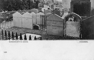 Tombe du poète William Wordsworth, Grasmere, Westmorland, 20ème siècle - Unbekannt