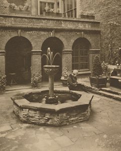 Cimetière de St. Ethelburga, Bishopgate, un lieu de repos pour les vivants, vers 1935