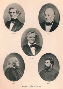 Grands Musiciens - Planche II., 1895 - Unbekannt
