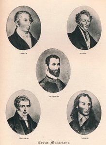 Grands musiciens - Planche XV - Unbekannt