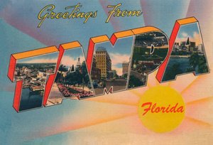 Salutations de Tampa, Floride, vers 1940
