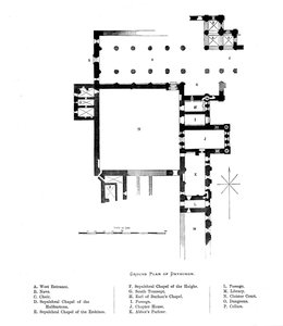 Plan au sol de Dryburgh, 1897 - Unbekannt