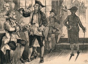 Groupe au magasin de tabac Hardhams, vers 1880 - Unbekannt