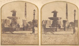 [Groupe de 17 vues stéréographiques calotypes précoces] - Unbekannt