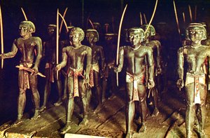 Groupe de soldats nubiens, Égypte