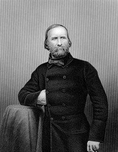 Giuseppe Garibaldi, patriote italien, 1860 - Unbekannt