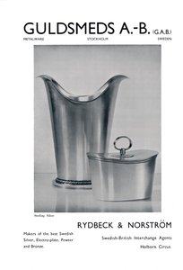Guldsmeds A.-B. G.A.B. - Argent Sterling - Rydbeck & Norström - Unbekannt