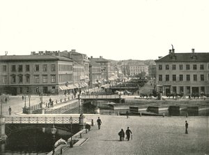 Gustav Adolfs torg et Ostra Hamngatan, Göteborg, Suède, 1895 - Unbekannt
