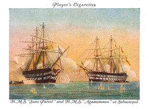 H.M.S. Sans Pareil et H.M.S. Agamemnon à Sébastopol, 1936