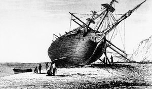 HMS Beagle échoué, Rio Santa Cruz, Patagonie, Amérique du Sud, 1834-1839 - Unbekannt