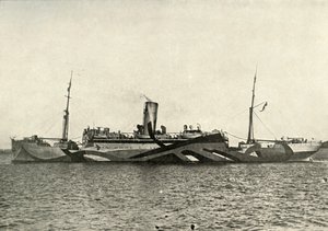 Croiseur auxiliaire H.M. Coronado camouflé, 1919 - Unbekannt