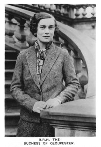 SAR la duchesse de Gloucester 1901-2004, 1937 - Unbekannt