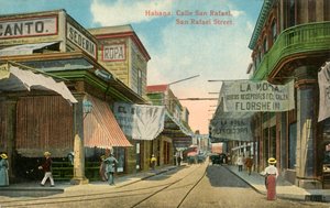 Habana : Calle San Rafael, vers 1910 - Unbekannt
