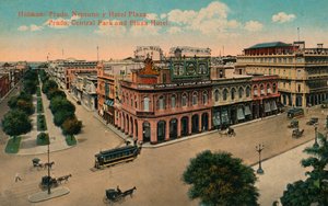 Habana: Prado, Neptuno et Hôtel Plaza. Prado, Parc Central et Hôtel Plaza, vers 1910 - Unbekannt