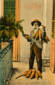 Habana. Vendeur de tabac. Vendeur de rue de tabac, vers 1910 - Unbekannt