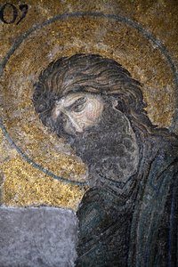 Mosaïque de la Déisis de Sainte-Sophie - Jean-Baptiste, Istanbul, Turquie