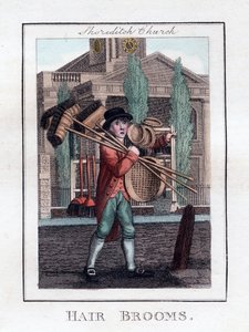 Balais en poils, église de Shoreditch, Londres, 1805 - Unbekannt